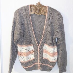 VINTAGE 90s Cadigan Sweater